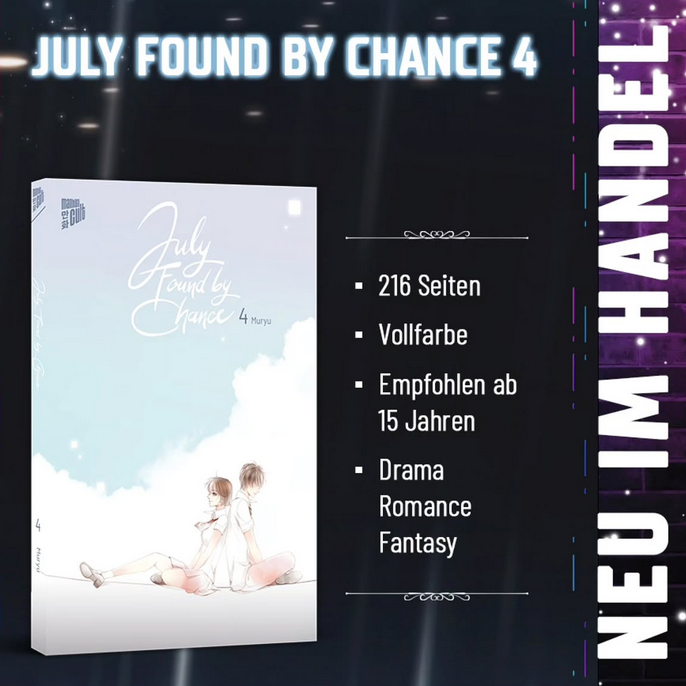 Neu im Handel: July found by Chance 4. Abbildung des Buches